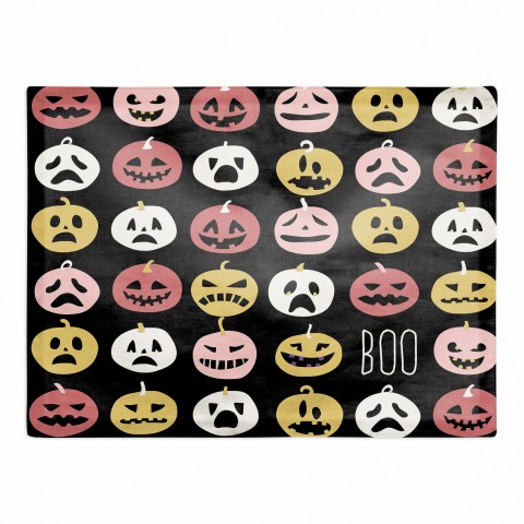 Boo Pumpkins Pattern 18x14 Poly Twill Placemat