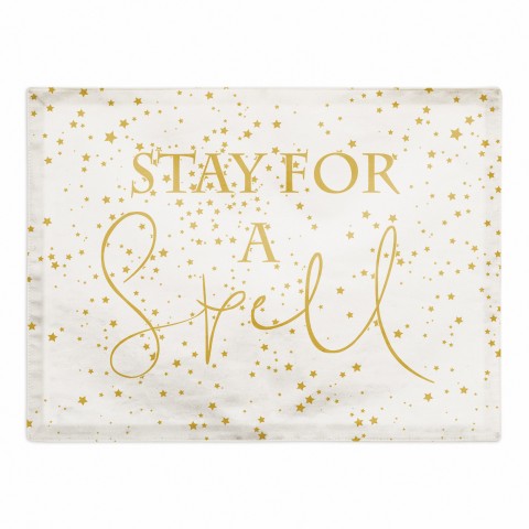 Stay For A Spell 18x14 Poly Twill Placemat