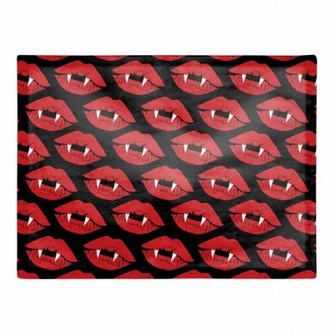 Vampire Lips 18x14 Poly Twill Placemat