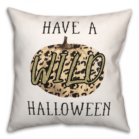 Wild Halloween Pillow