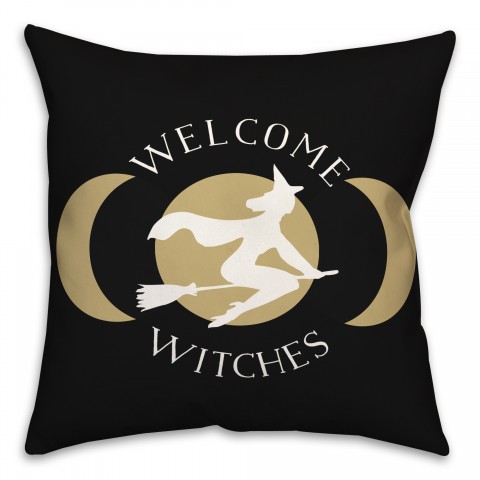 Welcome Witches Pillow