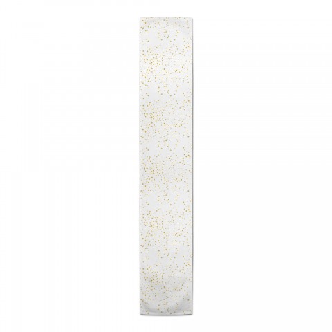 White And Gold Stars Runner