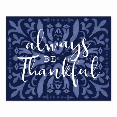 Be Thankful 10x8 Tabletop Canvas
