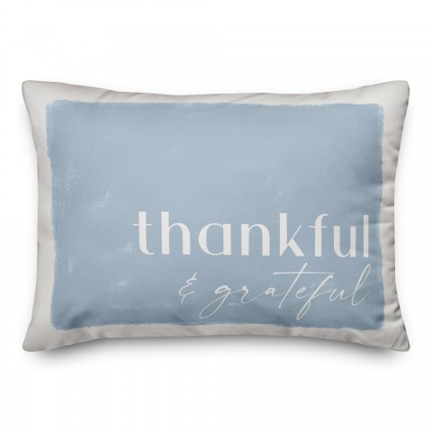 Thankful Grateful 14x20 Spun Poly Pillow