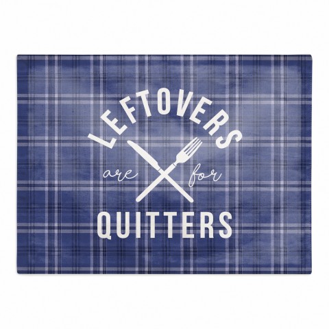 Leftovers For Quitters 18x14 Poly Twill Placemat