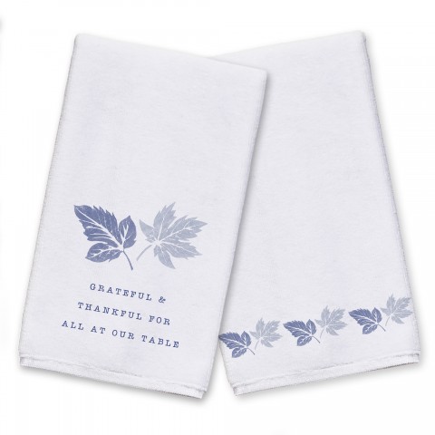 Grateful Thankful Blue Textiles Collection