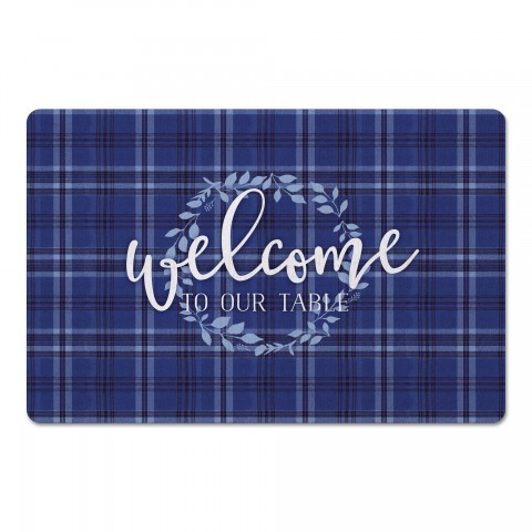 Welcome To Our Table 27x18 Floor Mat