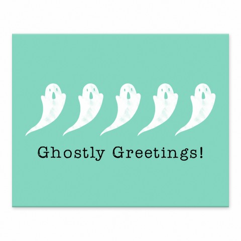 Ghostly Greetings 10x8 Tabletop Canvas