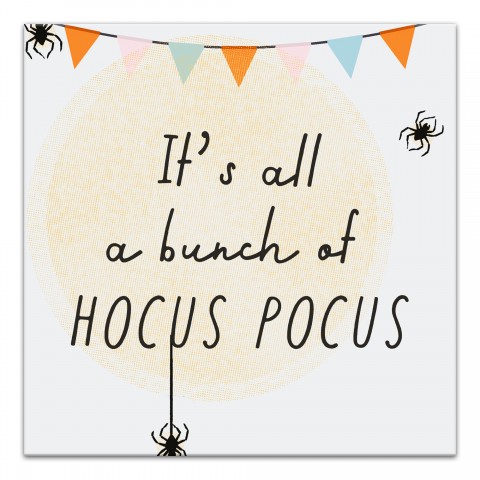 Bunch Of Hocus Pocus 12x12 Canvas Wall Art