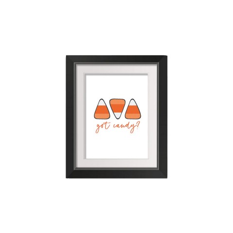 Got Candy? 11x14 Black Framed Print Under Glass