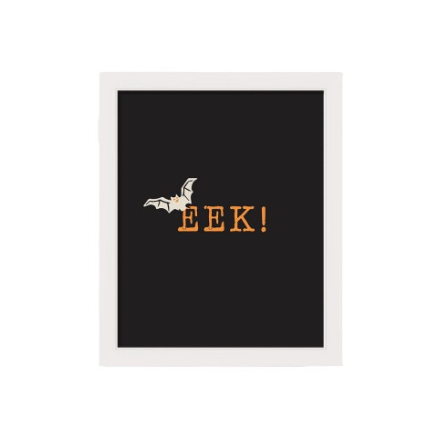 EEK! 16x20 White Framed Print Under Glass