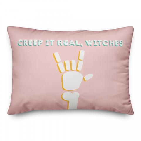 Creep It Real Witches 14x20 Spun Poly Pillow