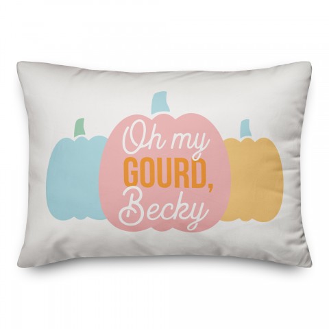Oh My Gourd, Becky 14x20 Spun Poly Pillow