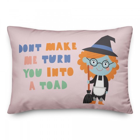 Witch Girl Spell 14x20 Spun Poly Pillow