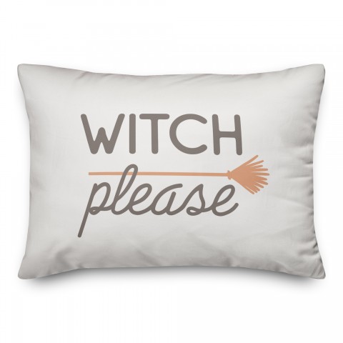 Witch Please 14x20 Spun Poly Pillow