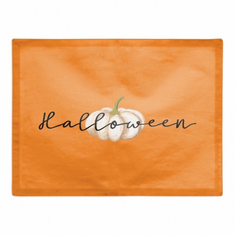 Halloween Pumpkin 18x14 Poly Twill Placemat