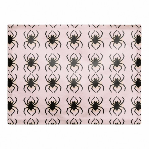Pink Spider 18x14 Poly Twill Placemat