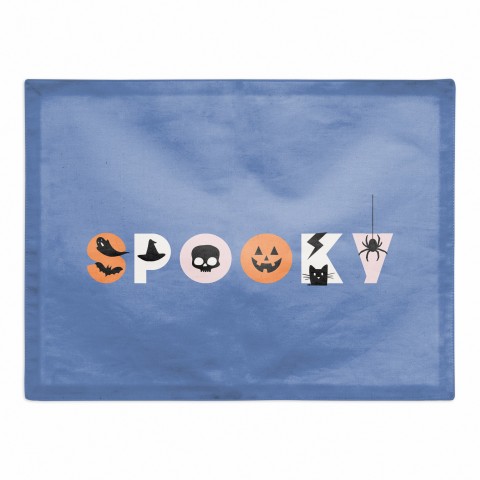 Spooky Type 18x14 Poly Twill Placemat