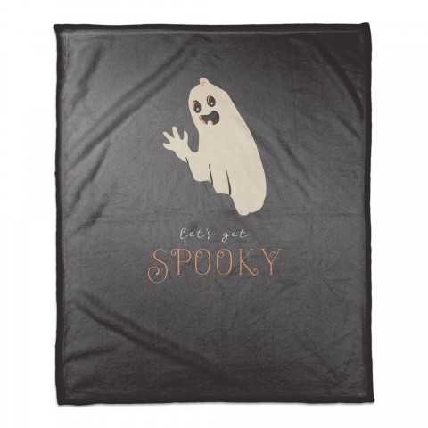 Get Spooky Ghost 50x60 Coral Fleece Blanket