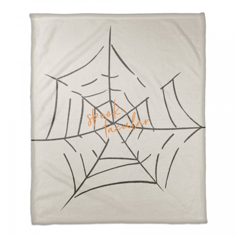 Spooktacular Web 50x60 Coral Fleece Blanket