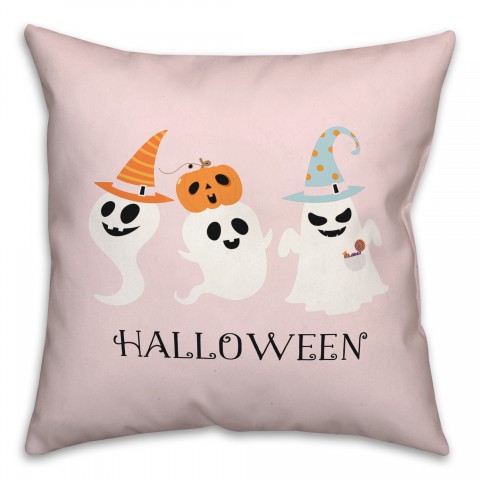 Halloween Ghosts Pillow