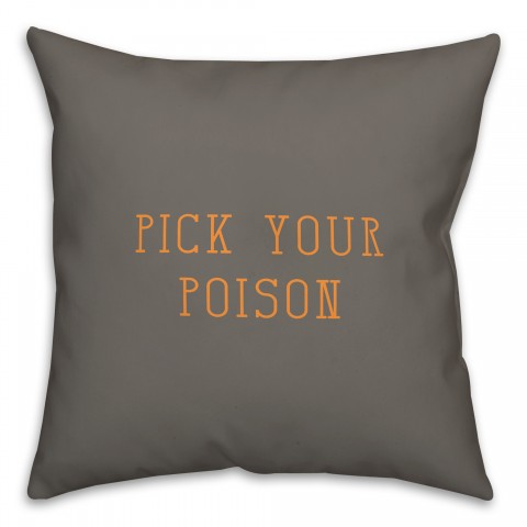 Pick Your Poison Pillow