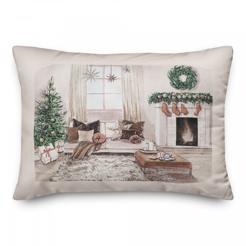 Comfort And Joy Living Room 14x20 Spun Poly Pillow