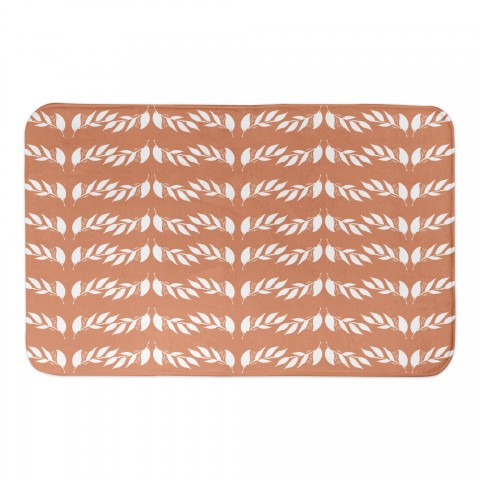 Orange Leaves 34x21 Bath Mat