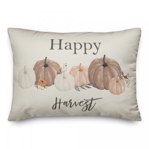 Happy Harvest 14x20 Spun Poly Pillow