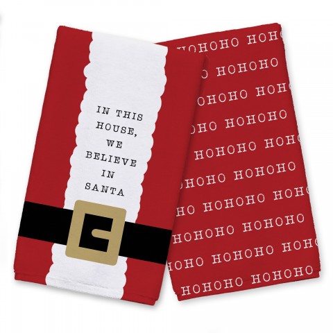 This Houbelieves Santa Hohoho Textiles Collection