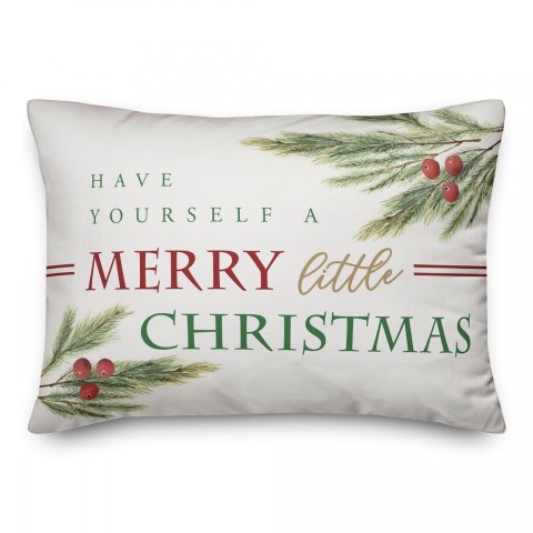 Have Merry Little Christmas 14x20 Spun Poly Pillow