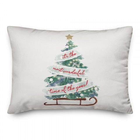 Most Wonderful Tree 14x20 Spun Poly Pillow