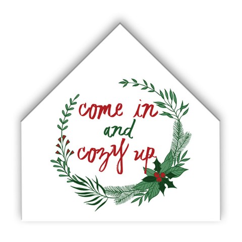 Come In Cozy Wreath Wall Art