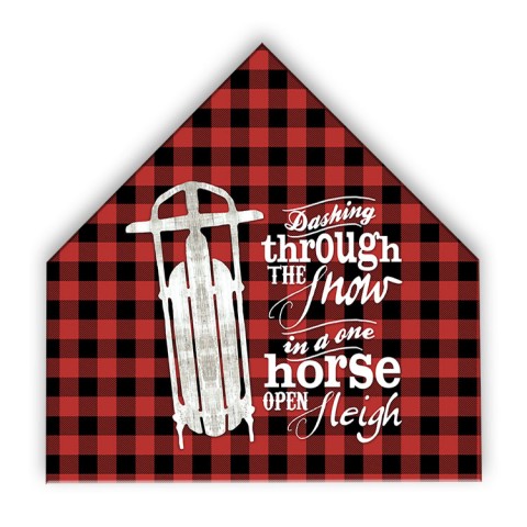 One Horse Open Sleigh Wall Art