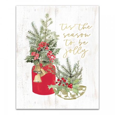 Season Jolly Plants 16x20 Canvas Wall Art