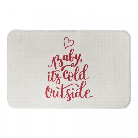 Baby Its Cold Outside 34x21 Bath Mat