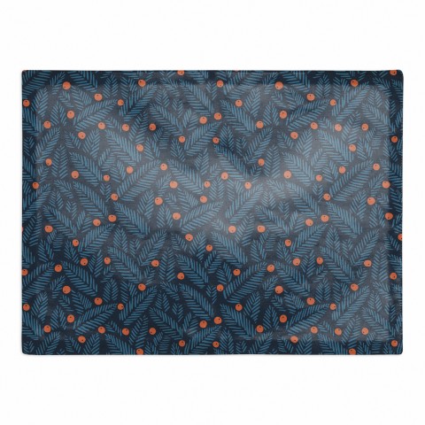 Simple Christmas Foliage 18x14 Poly Twill Placemat