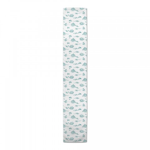 Snowy Town Teal Runner