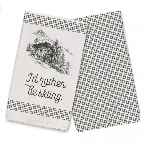 Rather Be Skiing Cabin Textiles Collection