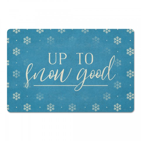 Up To Snow Good 27x18 Floor Mat
