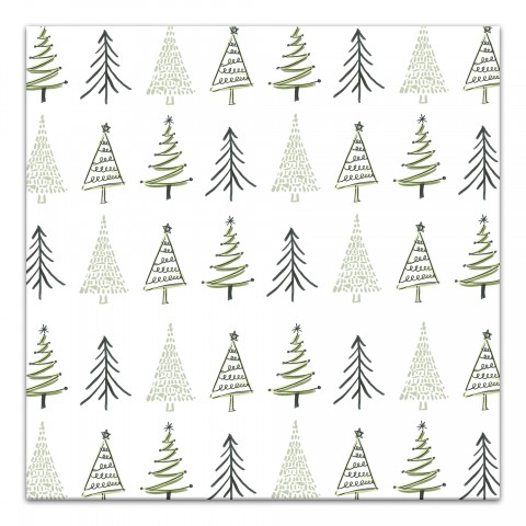 Tree Mat 24x24 Canvas Wall Art