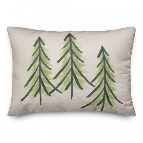Three Trees 14x20 Spun Poly Pillow