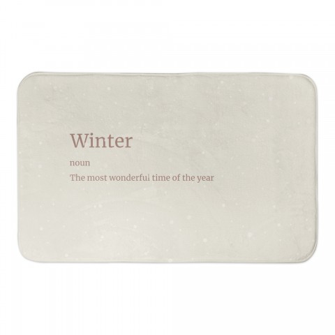 Winter Defined 34x21 Bath Mat
