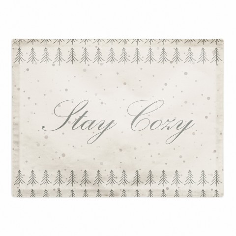 Tree Stay Cozy 18x14 Poly Twill Placemat