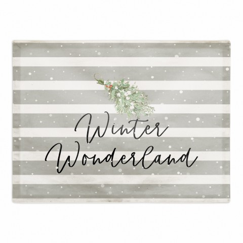 Winter Wonderland 18x14 Poly Twill Placemat