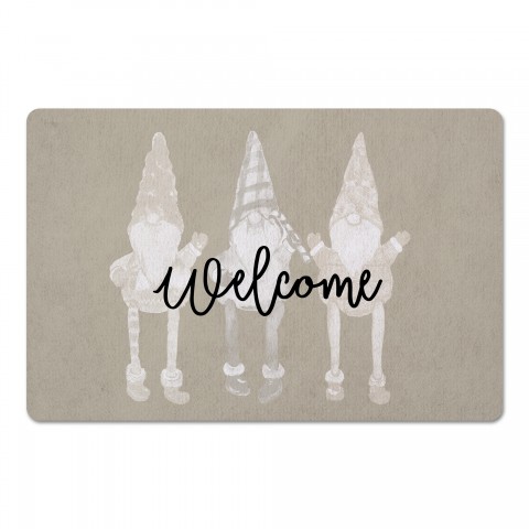Gnome Welcome 27x18 Floor Mat