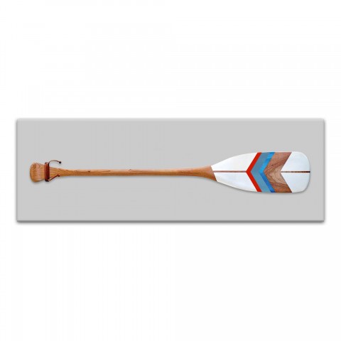 Metallic Oar 36x12 Canvas Wall Art