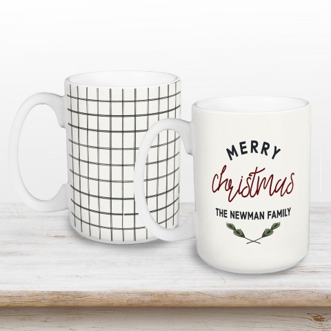 Merry Christmas Pine Drinkware Collection