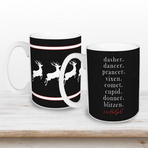 Reindeer Names Drinkware Collection