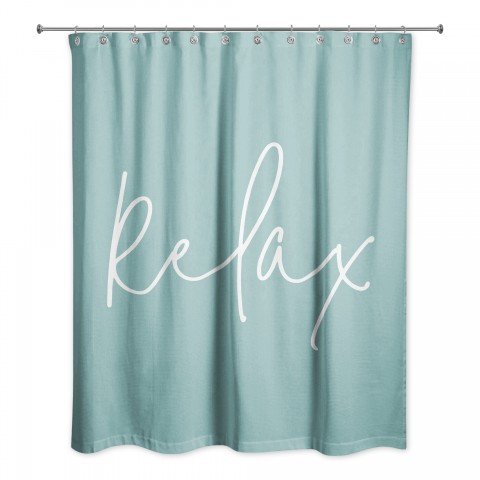 Relax  Shower Curtain